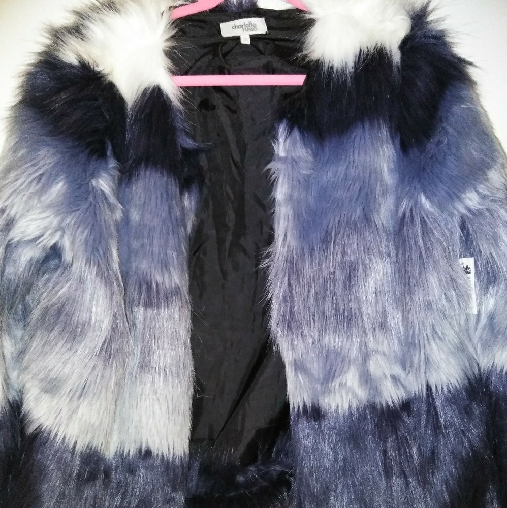 Faux fur jacket